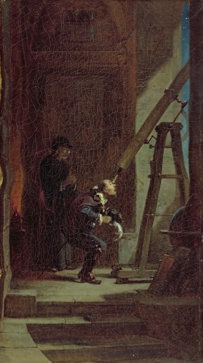 The Stargazer, c.1863 by Carl Spitzweg